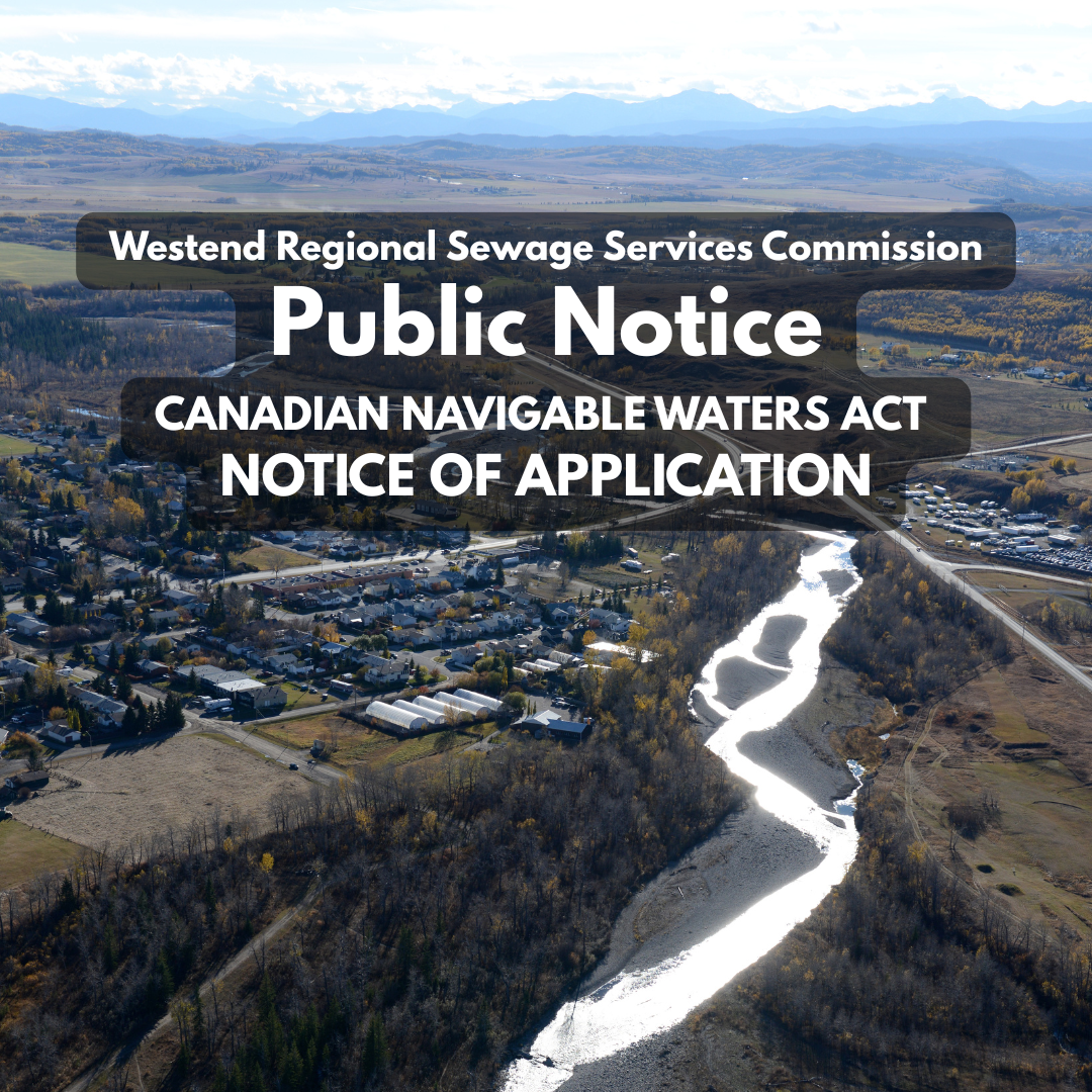 Public Notice CANADIAN NAVIGABLE WATERS ACT NOTICE OF APPLICATION (1080 x 1080 px)