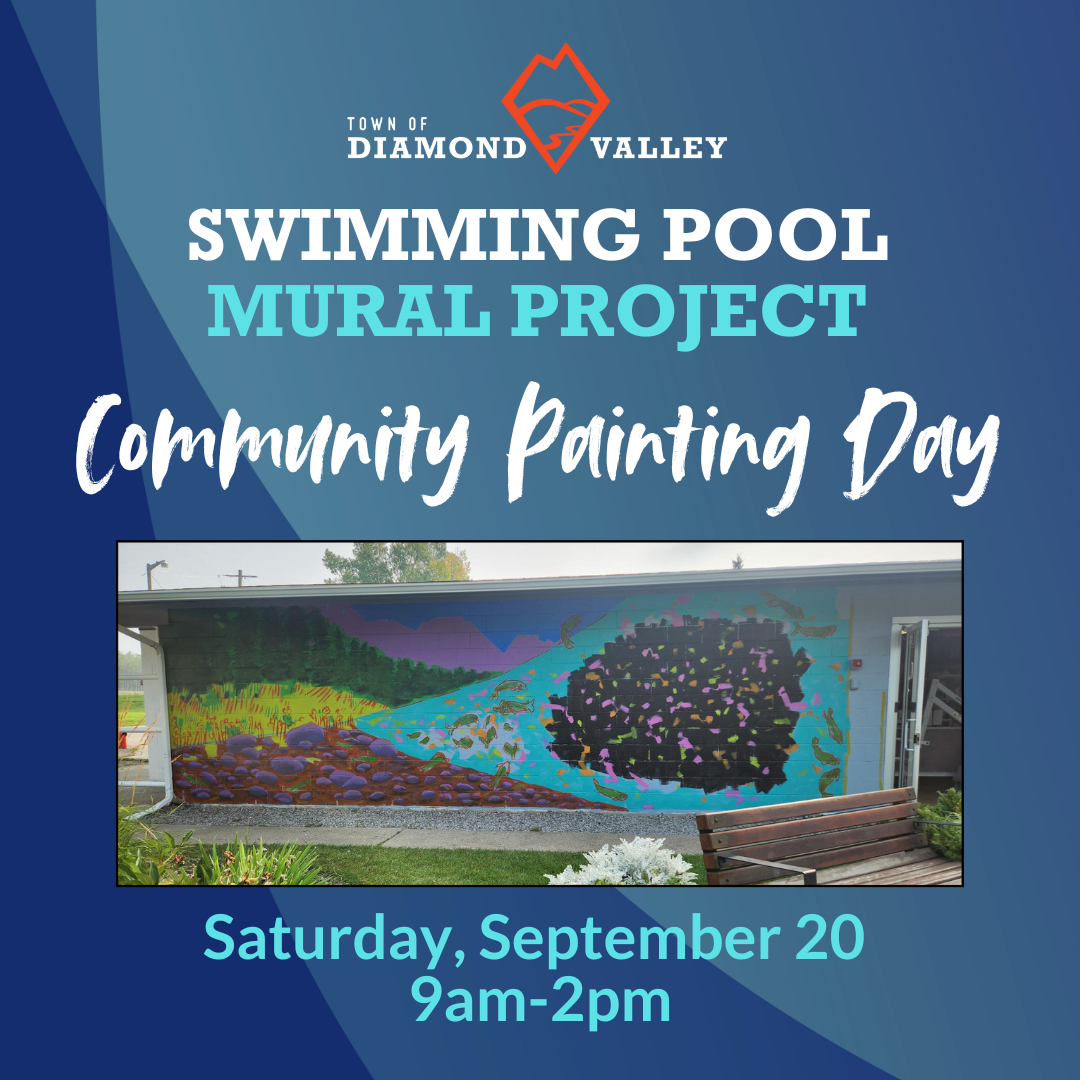 Community Painting Day- Pool Mural Project (1080 x 1080 px)
